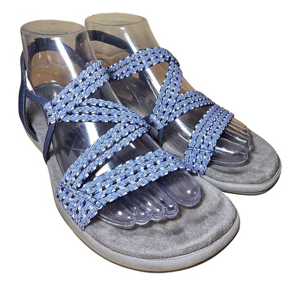 Skechers Women's Reggae Slim-Stretch Appeal-Z-Gore Slingback Sandals Size 8 EUC - Picture 2 of 8